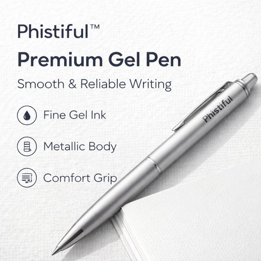 Phistiful™ Premium Gel Pen Write Smoothly. Think Clearly.