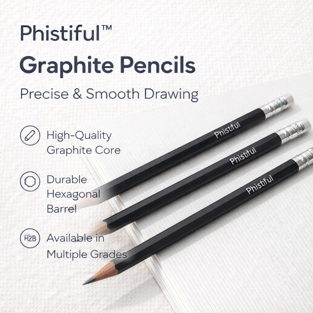 Phistiful™ Graphite Precision Pencils Designed for Smooth Lines and Clear Ideas