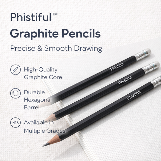Phistiful™ Graphite Precision Pencils Designed for Smooth Lines and Clear Ideas