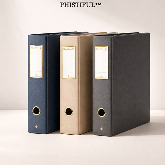 PHISTIFUL™ EliteFile Luxe Archive Binder